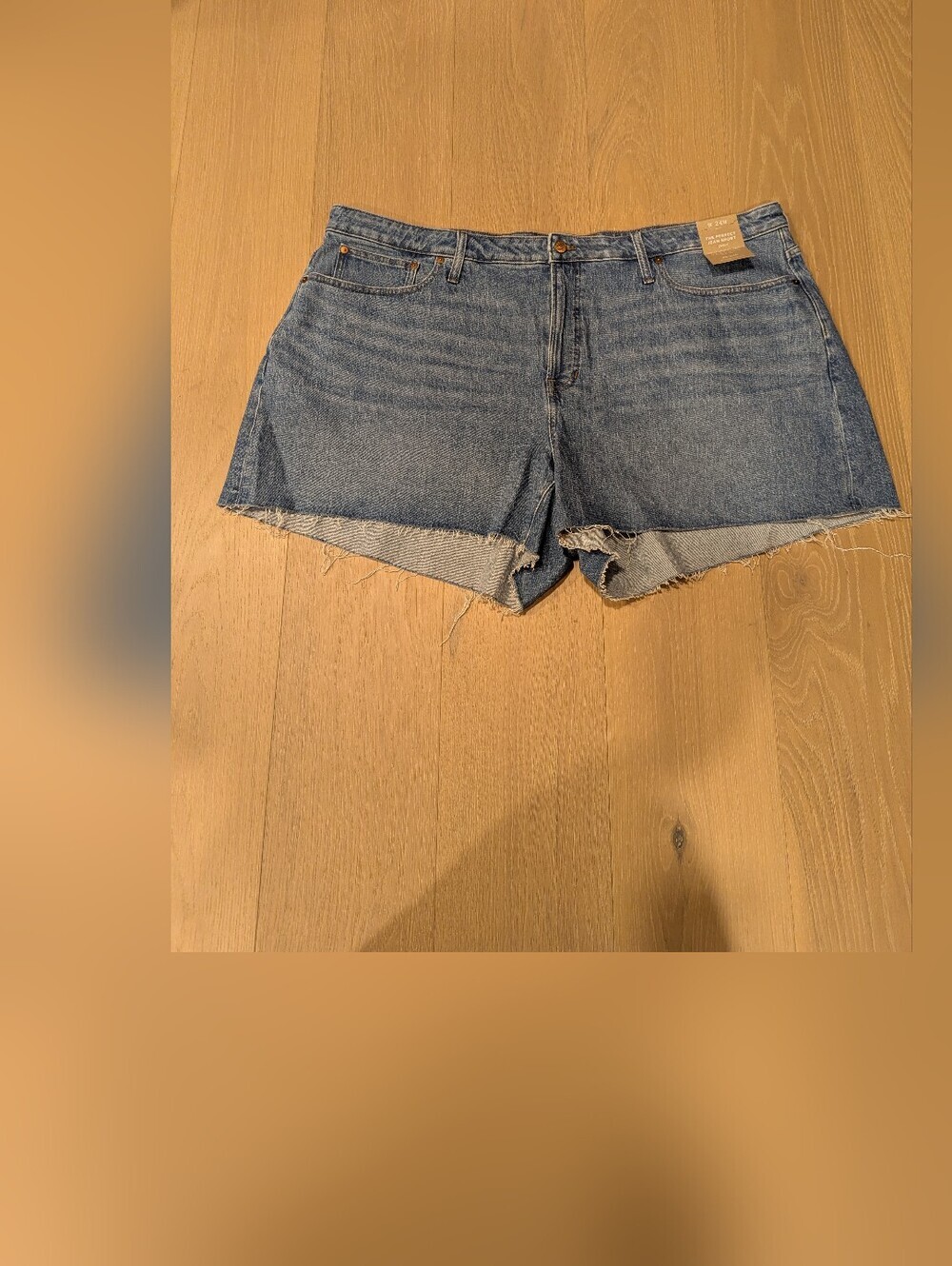 Women's Blue Denim Cutoff Shorts